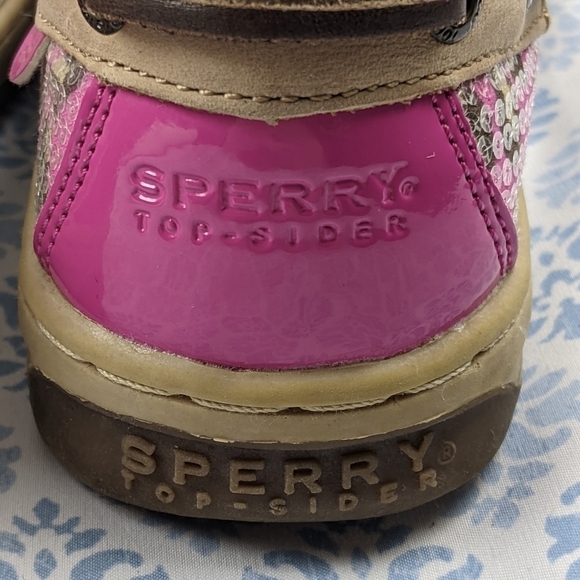 Sperry top Sider Shoe angelfish pink leopard boat shoe - Picture 6 of 10